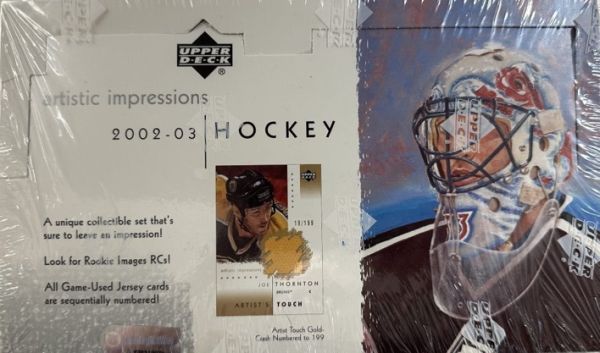 2002-03 Upper Deck Artistic Impressions Hockey Hobby Box